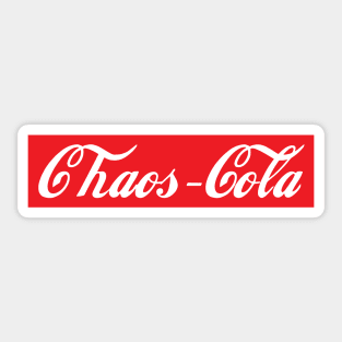 Chaos Cola - Red Sticker